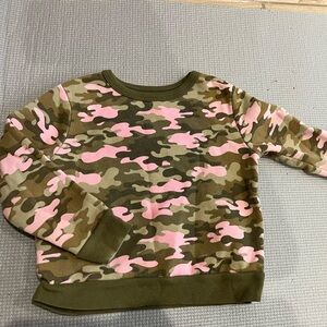 Garanimals Pink and Green Camouflage Sweatshirt